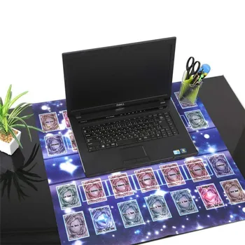 Gumijas Spēlēt Mat 60x60cm Galaxy Stila Konkurences Pad Playmat Par Yu-gi-oh Kāršu spēle kolekcija kartes, dāvanu kartes zēniem D4