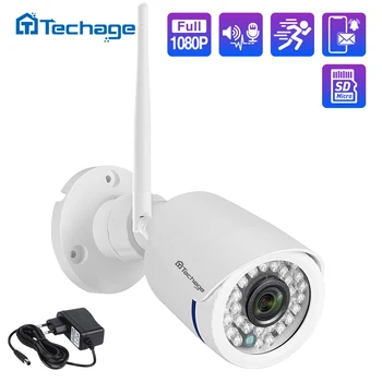 H. 265 Bezvadu IP Kamera divvirzienu Audio 1080P 2MP Wifi Kameru Onvif IS Nakts Redzamības Ūdensizturīgs TF Kartes CCTV Video Novērošanas