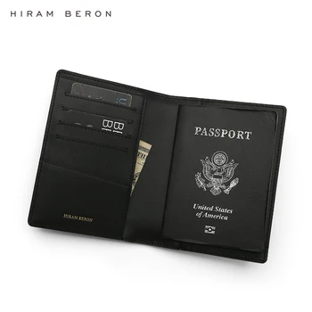 Hiram Beron Personalizētu ādas pases gadījumā RFID pretbloķēšanas reljefs krokodils modelis luksusa preces dropship