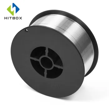 HITBOX Oglekļa Tērauda Metināšanas Stieple Plūsmas Elektrodu Stieple 0.8 mm Metināšanas Stieple 1 Rullis MIG Metināšanas iekārtas Aksesuāri MIG Vadu