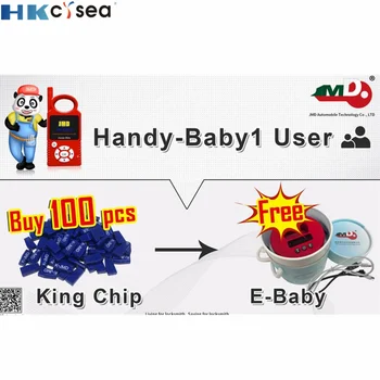 HKCYSEA Liels Veicināšanas Nopirkt 100gab JMD King Blue Chip Saņemt Vienu Bezmaksas JMD EBaby Remote/Chip Radīt Frekvenču Testeri Mākonis Dekodēšana