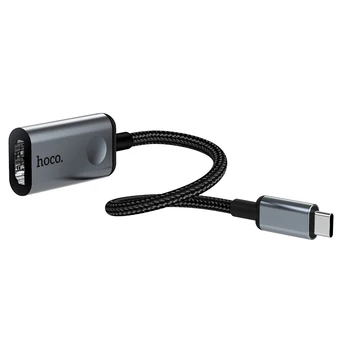 Hoco Tips-C HDMI-Saderīgam Converter 4K HD TV Adaptera Kabeli, Lai Macbook Digitālo Video, Audio Pārveidotājs Kabelis Samsung