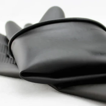 HOLDWIN black Skābi un sārmu izturība korozijas izturība skābes izturīgas cimdi Smilšu blaster cimdi 60*20cm