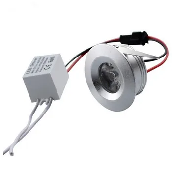 Iekštelpu āra 110V, 220V Mini griestu LED spot gaismas lampa 1W 3W mini LED downlight Bezmaksas piegāde