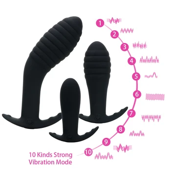IKOKY 10 Ātrumu Pievienojiet Anālā Dildo Vibrators Seksa Rotaļlietas Sievietēm, Prostatas Masāža Muca Pieaugušo Produkti Erotiska Tūpļa, Maksts Masturbator