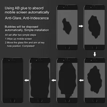 Imak pilnekrāna AB Līme Pro+Versija Rūdīts Stikls Iphone X XS Ekrāna Aizsargs, Stikla Iphone XR XS MAX 6.5