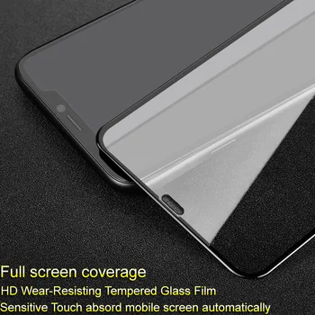 Imak pilnekrāna AB Līme Pro+Versija Rūdīts Stikls Iphone X XS Ekrāna Aizsargs, Stikla Iphone XR XS MAX 6.5