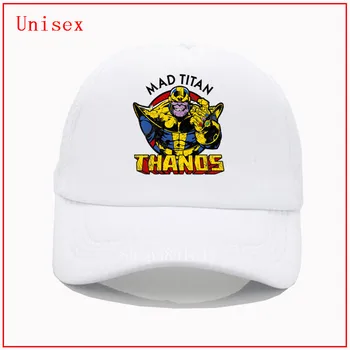 Infinity Thanos Mad Titan black cepures vīriešiem beisbola sieviete spaini cepures vīriešu cepuru dizaineru, cepure, Regulējams cepuri, saules aizsardzības cepure