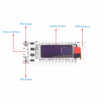 IoT Attīstības padomes ESP8266 Bezvadu WIFI Modulis 0.91 jo OLED Displeju