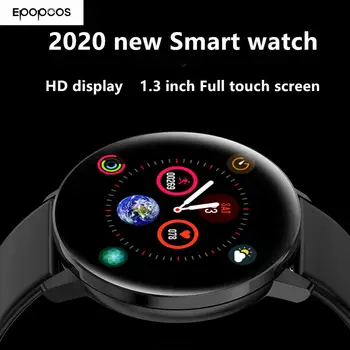 IP67 pilna touch screen Smart skatīties 2020 HD displejs Fitnesa tracker smart fitnesa skatīties SmartWatch android, IOS, lai vīrieši sievietes