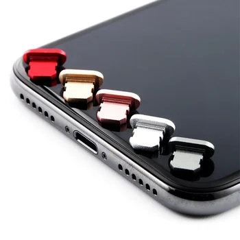 IPUMYNO 10 komplekti Mobilā tālruņa 3,5 mm Audio austiņas 3.5 Putekļu Iespraudiet lādētāja ports interfeiss stopple iPhone X 8 7 5S 6s 6 plus