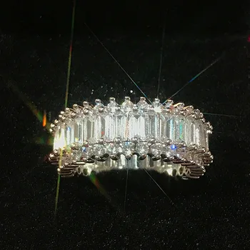 Ir 2021. luksusa kārta princese 925 sterling sudraba mūžību joslā rin sievietēm jubilejas dāvanu rotaslietas vairumtirdzniecības кольцо R5548