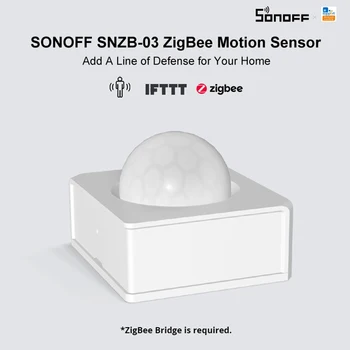 Itead SONOFF SNZB-03 ZigBee Kustības Sensora Trauksmes Paziņojums Pa E-WeLink App Darbu Ar ZigBee Tilta Smart Home Security
