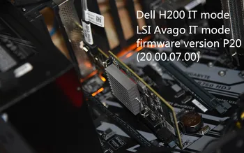 Izmantot sākotnējo Dell PERC H200 SAS SATA 6Gb PCI-e 8-Port Raid Controller=9210 9211-8i 047MCV DELL H200 P20 TAS režīmā
