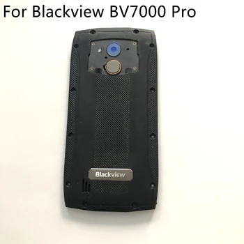 Izmantot Vecā Akumulatora korpusa Vāciņu Atpakaļ Shell + Kameru Stikla Lēcu + pirkstu nospiedumu, Lai Blackview BV7000 Pro MTK6750 5.0 Viedtālrunis