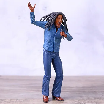 Jamaikas Regeja Dziedātājs Bob Marley PVC Attēls Modelis Ventilatora Kolekcijas Rotaļlietas