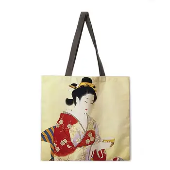 Japāņu skaistumu dāmas ikdienas somas salokāma iepirkumu somas, dāmas, plecu somas, dāmu somas modes pludmales somas