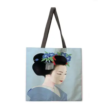 Japāņu skaistumu dāmas ikdienas somas salokāma iepirkumu somas, dāmas, plecu somas, dāmu somas modes pludmales somas