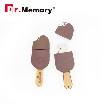 Jauki Šokolādes saldējums USB Flash Drive 128M 4G 8G 16.G 32G 64G Memory Stick USB 2.0 Flash Disks ātrgaitas Pendrive Atdzist Dāvanas