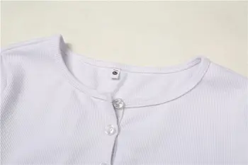 Jauna Sieviešu Modes Apģērbu Ar Īsām Piedurknēm Krekls T-Krekls Crop Topi Gadījuma Zaudēt Cietā Gadījuma