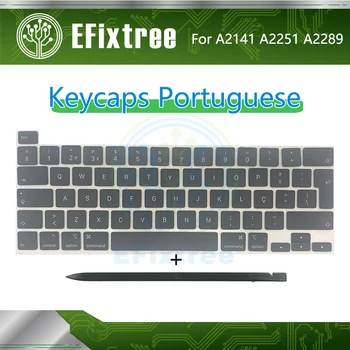 Jaunais Klēpjdators Tastatūra A2141 A2289 A2251 Keycaps Portugāļu, Lai Macbook Pro Retina 13