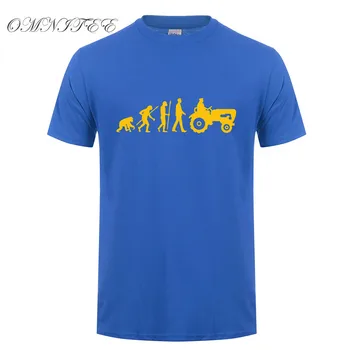 Jaunas Vasaras Modes Attīstība Traktora T Krekls Vīriešiem ar Īsām Piedurknēm Kokvilnas Dzimis, Lai Saimniecību T-krekls Topi Camisetas Lauksaimnieks T OT-801