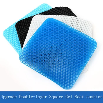 Jauninājumu, 3D Elastīgs ledus klucis masāžas gēls Sēdekļa spilvena aukle šūnveida auto dīvāns paklāju sēdekļa spilvena dzemdes kakla veselības aprūpes sāpes
