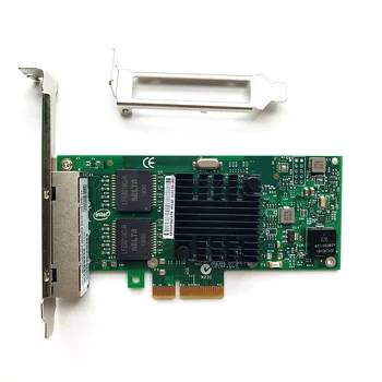 Jauno INTEL I350T4V2BLK Quad Porti Gigabit Ethernet Tīkla Servera Adapteri, I350-T4 V2
