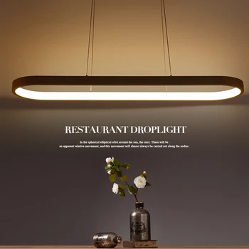 Jauno Radošo Modernu LED Pendant Apgaismojums Virtuves Akrila+Metāla Apturēšanu Karājās Griestu Lampa, Lai Dinning Room Lamparas Colgantes