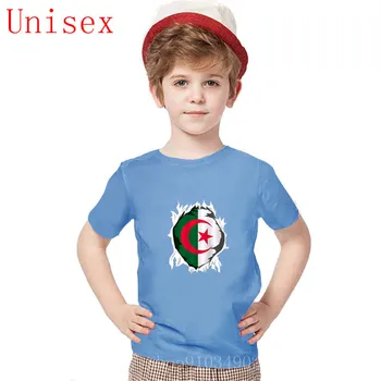 Jauns Dizains Alžīrija Karogu vasaras zēnu t krekli pasūtījuma gadījuma t krekls Augstas Kvalitātes camisetas mujer Ērti Visiem Kokvilnas t-veida