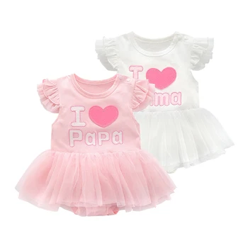 Jauns piedzimst Mazulis Meitene Drēbes un Kleitas Vasarai Rozā Princese Meiteņu Apģērbu Komplekti Dzimšanas dienas svinības 0 3 6 9 mēnešus roupa bebe