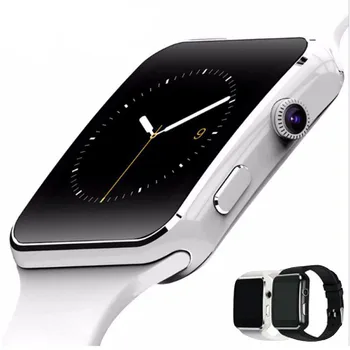 Jauns X6 Smart Skatīties ar Kameru Touch Screen Atbalsta SIM TF Karte Bluetooth Smartwatch Vīrieši Sievietes iPhone Xiaomi Android vai IOS