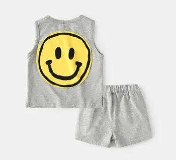 Jaunu 2018 puiku drēbes,vasarā,bērni, zēns, meitene sporta apģērbu komplekts,zēns sporta apģērbu,bērnu T-krekls+šorti 2gab noteikti 12M-6T