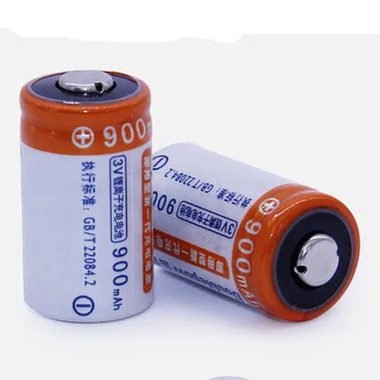 Jaunu CR2 3 V 900mAh LiFePO4 Uzlādējams Akumulators Polaroid multimetrs Navigator 3.2 V baterijas