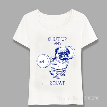 Jaunu Harajuku Fashion Sieviešu T-Krekls SLIKTS SUNS Dizaina T Krekls sieviešu Augstas Kvalitātes Ikdienas Topi Gudrs Meitene Tees Jauki Mopsis t-krekls