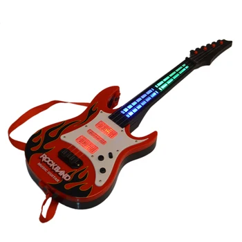 Jaunu Karstā Rock Band Mūzika Elektriskā Ģitāra, 4 Stīgas, Bērnu Mūzikas Instrumenti Izglītības Rotaļlietas, Bērnu Dzimšanas Dienas Dāvana
