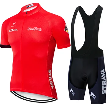 Jaunu STRAVA riteņbraukšana jersey 2020. gada Vasaras Kalnu Velosipēds Apģērbu Pro Velosipēdu Velosipēdu Jersey Sporta Tērps, ropa de hombre 2020