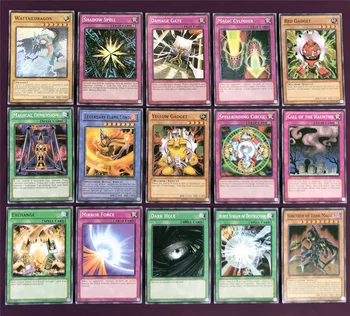 JAUNU Yugioh 66pcs Komplekts ar Kasti Kāršu Spēle Kaujas Kartes Full Flash Magic Lamatas Kartes 66 Loksnes Rotaļlietas Zēns