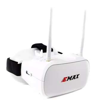 Jaunā stila Emax Tinyhawk 5.8 G 48CH Daudzveidību FPV Aizsargbrilles 4.3 Collu 480*320 Video Austiņas Ar Dual Antenu 4,2 V 1800mAh Akumulators