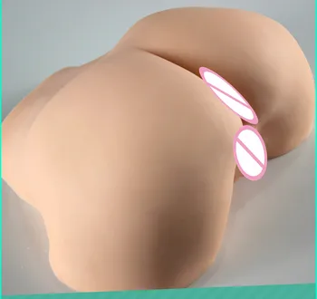 Jaunākais! 3D Liels Skaists Ass Vīriešu Masturbator Nekustamā Maksts Un Anālās TPE Seksa Lelle Pieaugušo Produkti Seksa Veikals