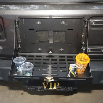 Jeep Wrangler JK JKU 2007-2017 JL 2018 2019 2020 2021 Tailgate Galda Aizmugures Salokāms Aizmugurējais Plaukts Uzglabāšanas Turētājs Auto Aksesuāru