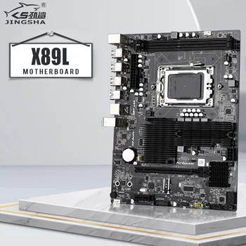 JingSha X89L Pamatplates Socket G34 USB 3.0 G34 Datoru mainboard AMD Opteron 6386 DDR3 32G Atmiņu, SATA II