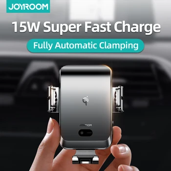 Joyroom15W Qi Bezvadu Lādētāju, Auto Telefona Turētājs Elektriskā Automātiskā Gaisa Vent Mount Tālruņa Turētāju Automašīnas IPhone 11 Huawei Xiaomi