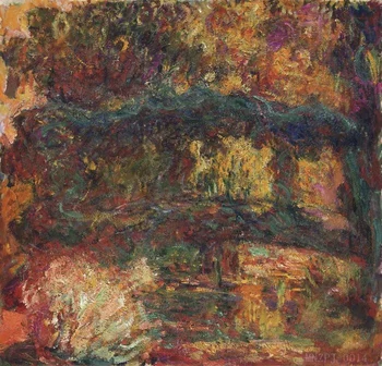Jēzus Slaveno Sienu Dekoratīva Claude Monet Japānas Gājēju Un Ūdens Lilija Baseins HD Drukāt Gleznas Uz Audekla Plakāta