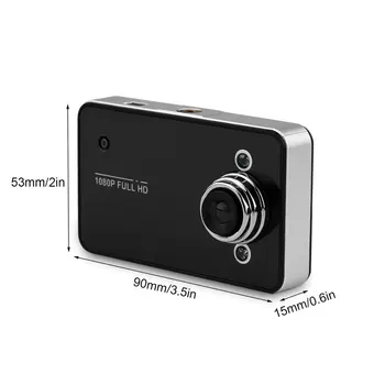 K6000 Auto Tahogrāfa Automašīnas Kameras DVR Videokameras videokameru 2,7 collu Full 1080P Ultra Platleņķa Nakts Funkcija
