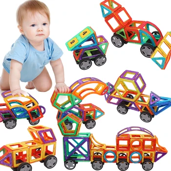 KACUU Liela Izmēra Magnētisko Dizainera Komplekts Modeli un Būvniecības Rotaļlietas Magnēti un Magnētiskie Bloki Izglītojošas Rotaļlietas Bērniem