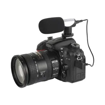 Kayulin Kamera, Mikrofons, Kondensatora Ierakstīšanas Mikrofons (3,5 mm MIKROFONA DSLR Kameru Canon Nikon Sony Vlog Microfone