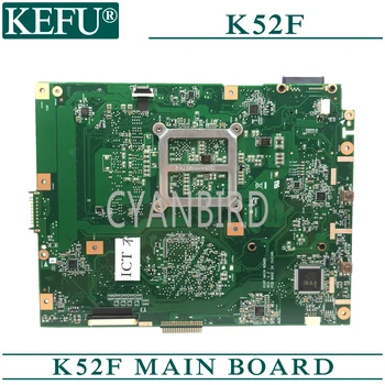KEFU K52F sākotnējā mainboard par ASUS K52F X52F A52F Klēpjdators mātesplatē