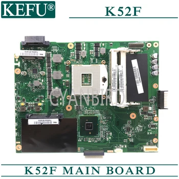 KEFU K52F sākotnējā mainboard par ASUS K52F X52F A52F Klēpjdators mātesplatē