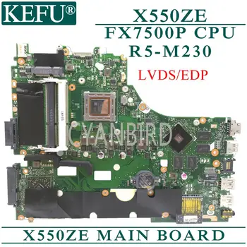 KEFU X550ZE sākotnējā mainboard par ASUS X550ZE VM590Z ar FX7500P R5-M230 Klēpjdators mātesplatē